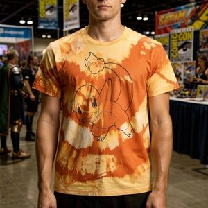 2013 Welovefine Pokemon Charmander Custom Tie Dye Shirt